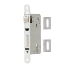 Fechadura Entrada 55mm Zamac Cromado Acetinado Massima Papaiz