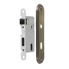 Fechadura Entrada 55mm Zamac Oxidado Dourado Hebe Arouca