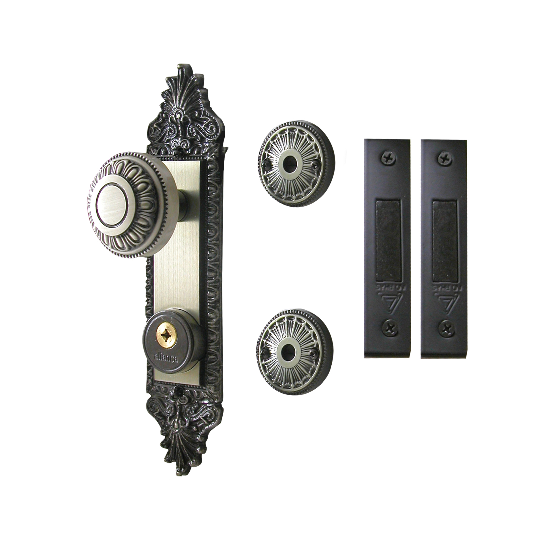 Fechadura Aliança Auxiliar para Porta de Entrada Antique 55mm
