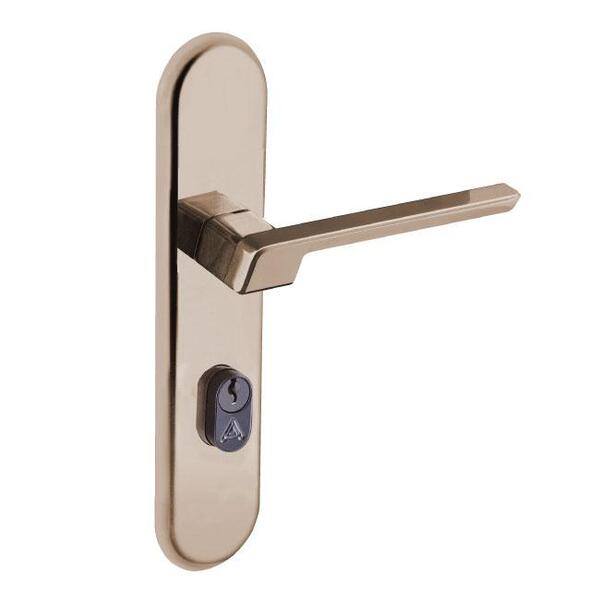 Fechadura Entrada Espelho Vega S40 Bronze Latonado Alianca