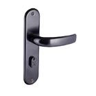 Fechadura Entrada Galaxy Espelho 40mm Preto Fosco Alianca