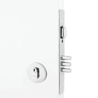 Fechadura Entrada LC Trava Super Segura 3 Pinos Roseta Redonda Arouca