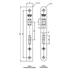 Fechadura Entrada Vega S40 Preto Fosco Alianca