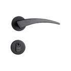 Fechadura Esplendore Preto Texturizado Externa