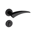 Fechadura Esplendore Preto Texturizado Externa