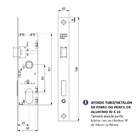 Fechadura Externa 21mm  522/11050