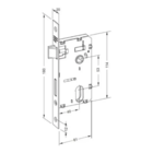 Fechadura Externa 3f 720e116 Redonda - Cromado