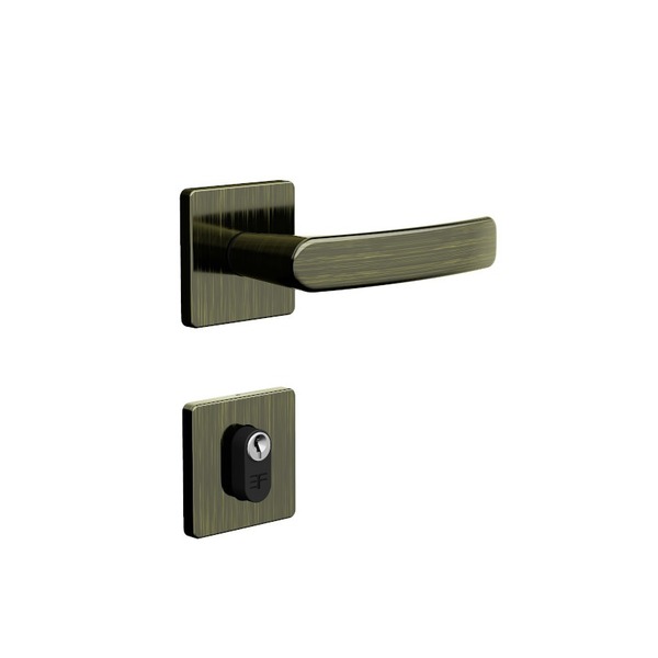 Fechadura Externa 3f Modelo 740e113 - Antique Oxidado