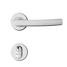 Fechadura Externa Aço Inox Mi620 St2 R232 55mm Roseta Escovad