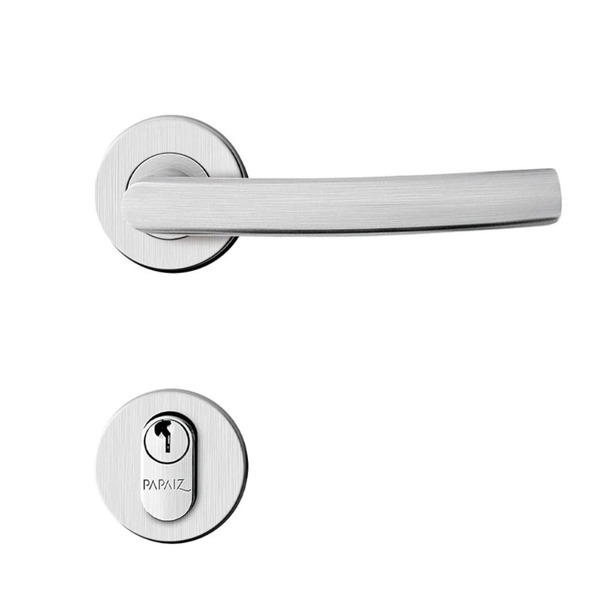 Fechadura Externa Aço Inox Mi620 St2 R232 55mm Roseta Escovad