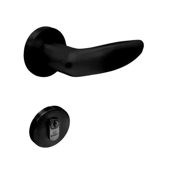 Fechadura Externa Apus 115 Preto Fosco 55mm - Rodrigues