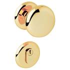 Fechadura Externa Bola Classic Polido Envernizado 55mm La Fonte