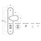 Fechadura Externa Bora Taco Golf Soprano - Unico