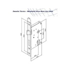 Fechadura Externa Bora Taco Golf Soprano - Unico