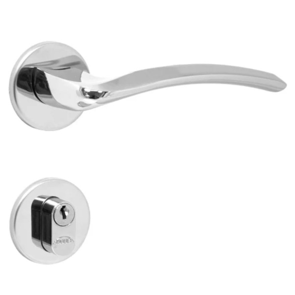 Fechadura Externa Delta 55mm Cromado 1086589/55 Zc Arouca