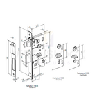 Fechadura Externa Duna 3 Maq 40 Imab