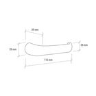 Fechadura Externa Duna Cromada Espelho Máquina 40mm Imab