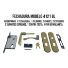 Fechadura Externa Espelho Onda S40 Bronze Latonado Alianca