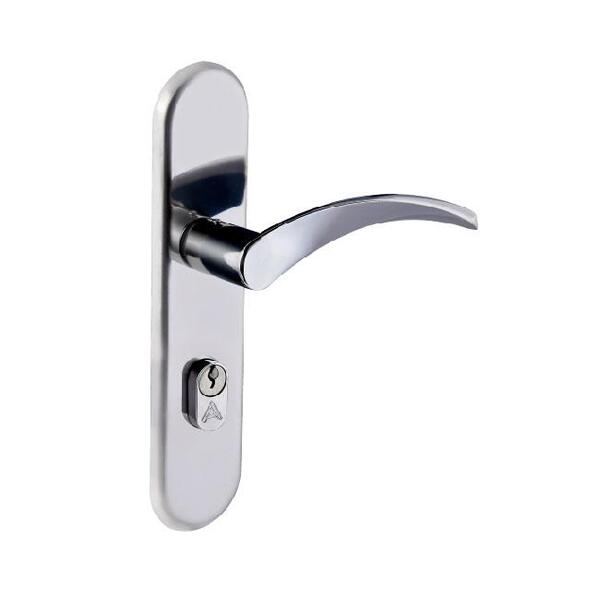 Fechadura Externa Espelho Onda S40 Cromado Alianca