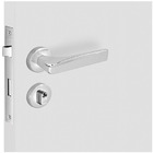 Fechadura Externa Imab Pici Redonda Cromada 55mm Cil 70mm