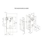 Fechadura Externa Inox 18mm Bico De Papagaio Mgm