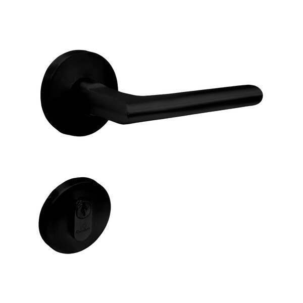 Fechadura Externa Noa 121 Preto Fosco 55mm - Rodrigues