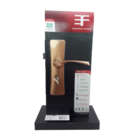 Fechadura Externa Para Porta De Madeira 3f Espelho Bella Rosé