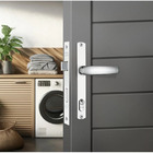 Fechadura Externa Perfil Estreito 323z E22 Mz820 Espelho Crom