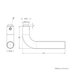 Fechadura Externa Perfil Estreito Inox Home Ix310 20mm Espelh