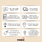 Fechadura Externa Roseta 40mm Mgm Módena