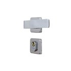 Fechadura Externa Roseta 40mm Mgm Módena Cromado