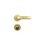Fechadura Externa Roseta Aço 40mm Stilo Mgm Bronze Latonado
