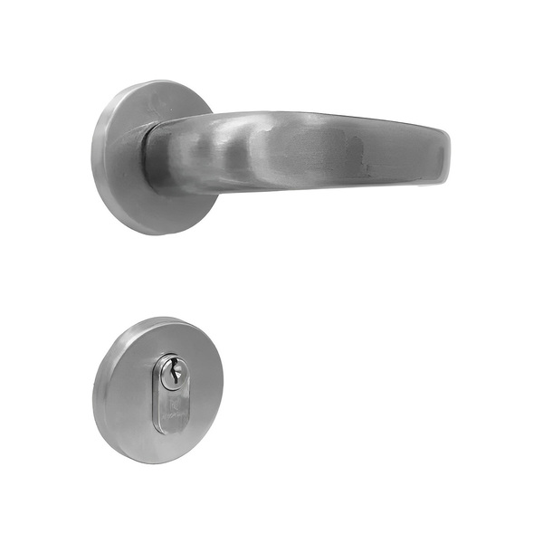 Fechadura Externa Seti 106 Cromo Acetinado 55mm - Rodrigues