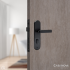 Fechadura Externa Silvana 1300 Italy 40mm - Preto