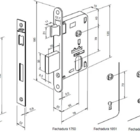 Fechadura Externa Tesca Maq 55 Imab Preto