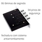 Fechadura Externa Trava Auxiliar Segurança Máxima Mr Lock