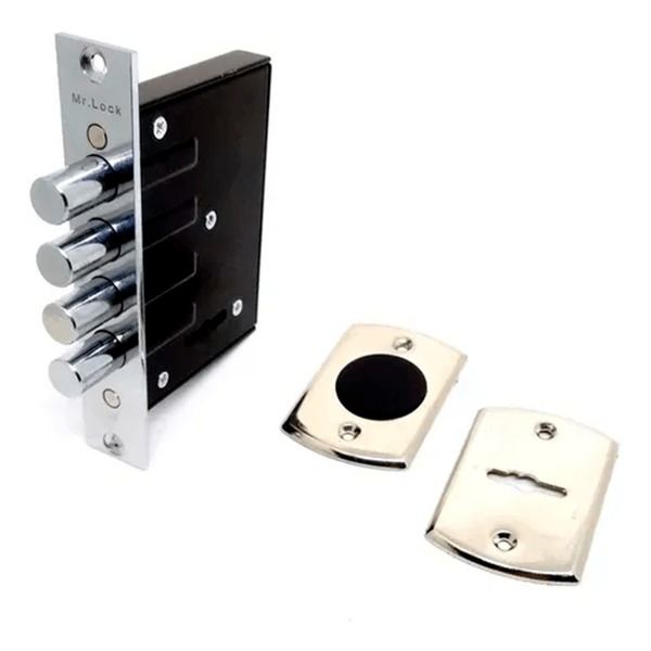 Fechadura Externa Trava Auxiliar Segurança Máxima Mr Lock