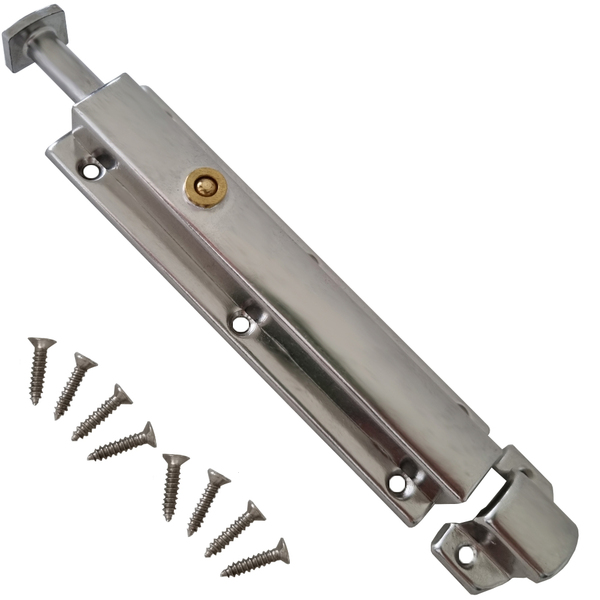 Fechadura Fecho Trinco Tramela Semiautomática De Aço Inoxidáv