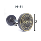 Fechadura Haga - Catedral - Espelho 261 - Interna - 1061b