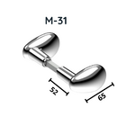 Fechadura Haga - Click - Espelho 280 - Externa -  23425b