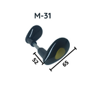 Fechadura Haga - Click - Roseta 527 - Banheiro - 4498b