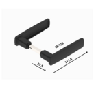 Fechadura Haga - Exata I - Roseta 520 - Banheiro - 27187b