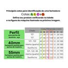 Fechadura Haga - Iris - Roseta 527 - Externa - 25240b