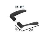 Fechadura Haga - Luna - Roseta 527 - Interna - 20756b