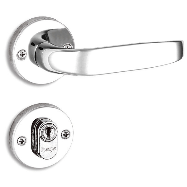 Fechadura Haga - Pratika - Roseta 526 - Externa - 4863b