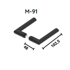 Fechadura Haga - Squadro - Roseta 527 - Externa - 23616b