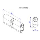 Fechadura Haga - Unika - Roseta 524 - Externa - 26688