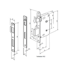 Fechadura Icaro 1952 55mm  Banheiro Antique