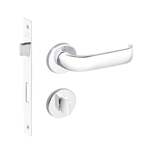 Fechadura Imab Duna 2 Cromada Chave Banheiro Máquina 40mm