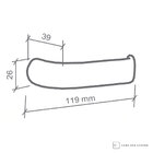 Fechadura Imab Duna 2 Cromada Chave Interna Máquina 40mm